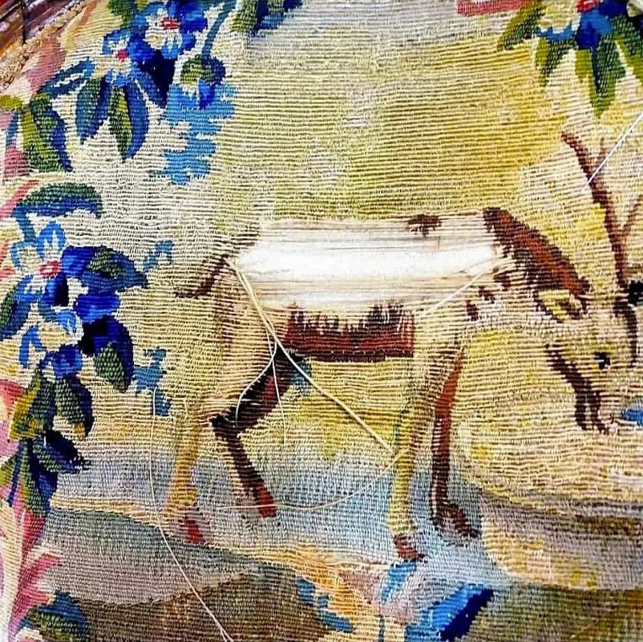 Arazzo: prima del restauro